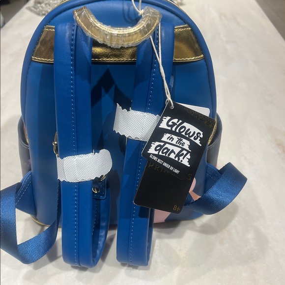 Loungefly Black and Gold Disney Backpack - Picture 2 of 5